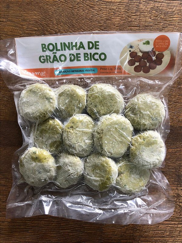 Bolinhas de Grão de Bico c/ 12 unid. 300g - VEGAMAR