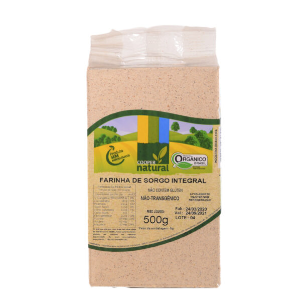 Farinha de Sorgo Orgânica 500g - COOPERNATURAL