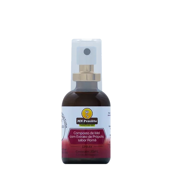 Composto Mel e Extrato Própolis Spray Romã 35 ML - MN PRÓPOLIS