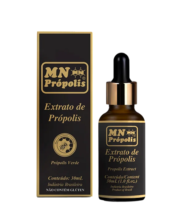 Extrato de Própolis Ouro 30ML - MN PRÓPOLIS