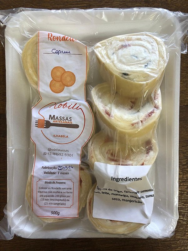 Rondelli Caprese 500g - Nobili Massas