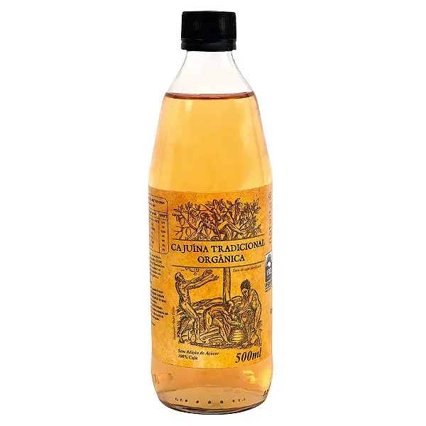 Cajuina Suco de Caju Clarificado 500ml - NATVITA