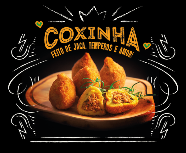 Coxinha de Jaca 450g - OGRO VEGANO
