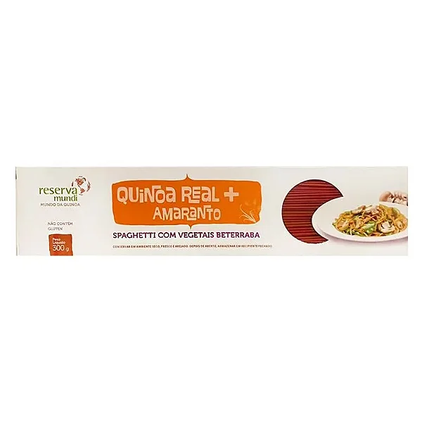 Spaghetti de Beterraba Sem Glúten 300g - RESERVA MUNDI