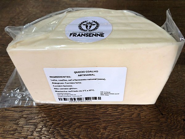 Queijo Coalho Artesanal 500g - Fransenne
