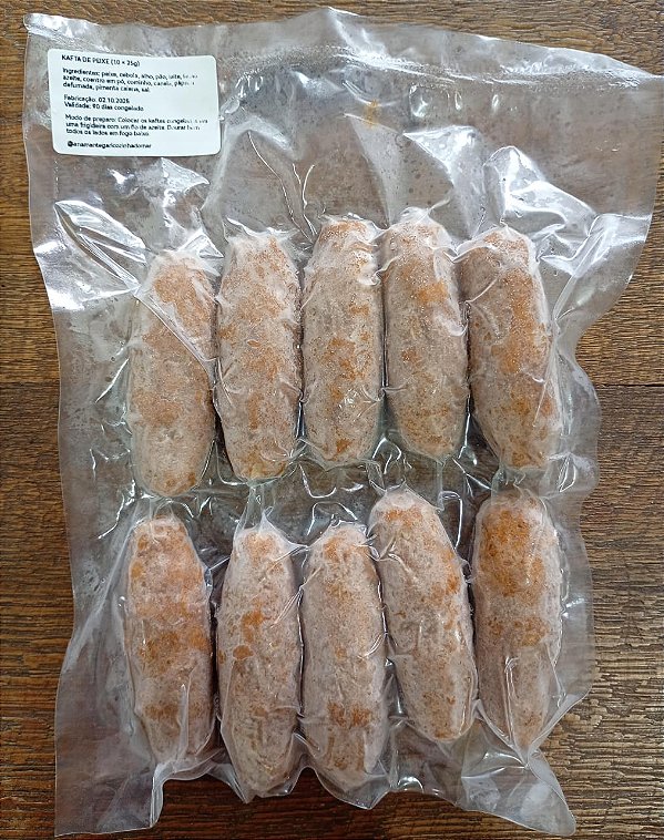 Kafta de Peixe 250g 10un - ANA MANTEGARI