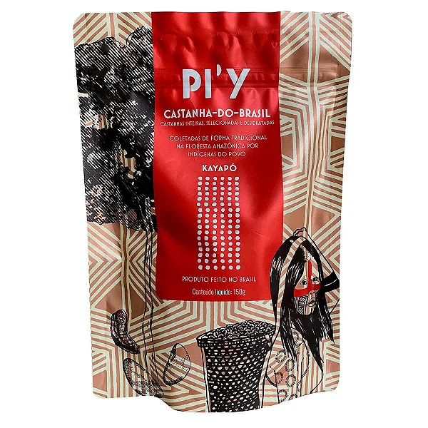 Castanha-do-Brasil Desidratada 150g - PI'Y