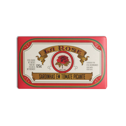 Sardinha ao Molho de Tomate Picante com Azeite de Oliva 125g - FUI AO MAR