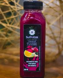 Suco Laranja, Beterraba e Gengibre  300ml - SURFRUTOS