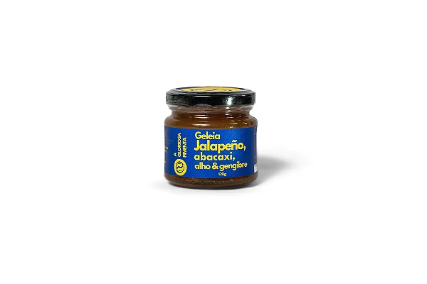 Geleia de Jalapeño, Abacaxi, Alho & Gengibre 120g - Gloriosa Pimenta