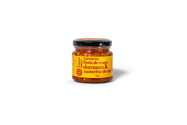 Conserva Dedo de Moça, Damasco & Castanha de Caju 120g - Gloriosa Pimenta