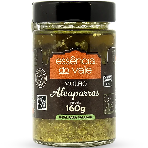 Molho de Alcaparras para Saladas Essencia do Vale 160g