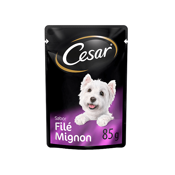 Sachê Cesar Cães Adultos Filet Mignon Ração Úmida 85g