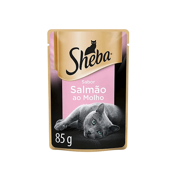 Sheba Sachê Gatos Adultos Salmão ao Molho 85g