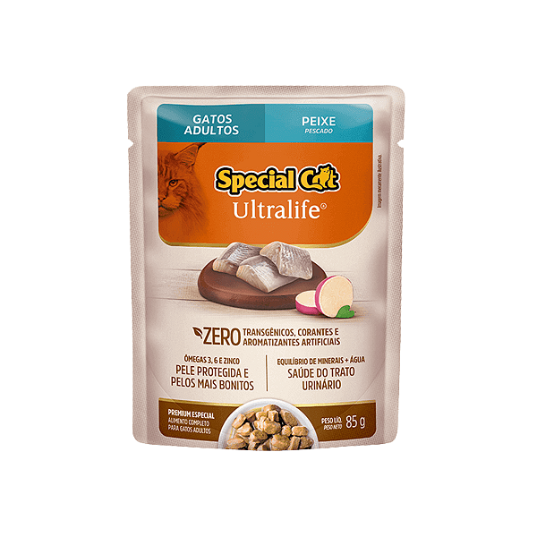 Sachê Special Cat Ultralife Adultos Peixe 85g