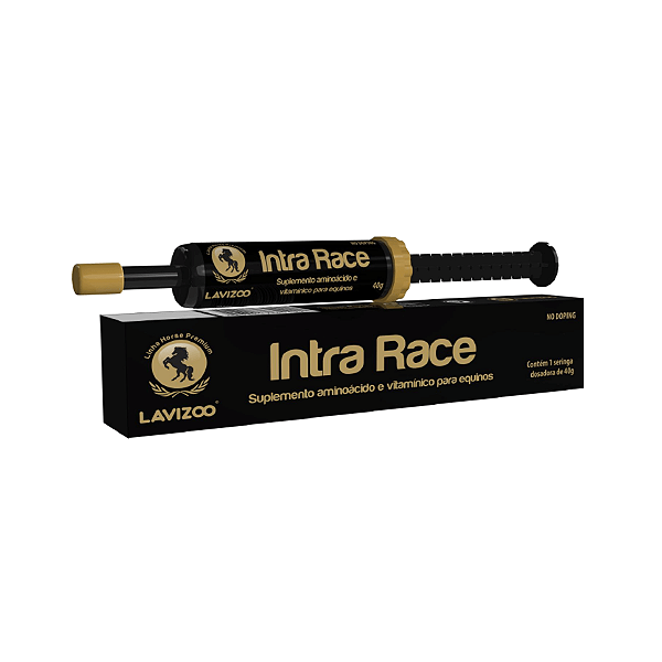 Intra Race Gel Lavizoo 40g Suplemento Completo Pós Prova Cavalo