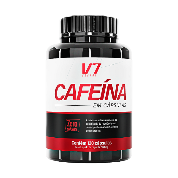 Cafeína 200mg – 120 Cápsulas – V7 Energy