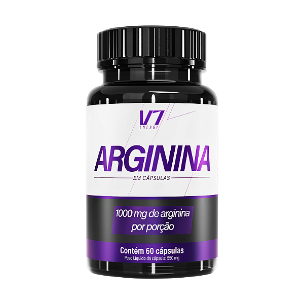 Arginina 550mg – 60 cápsulas – V7 Energy