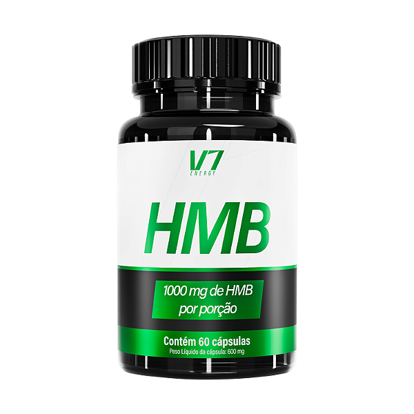 HMB (Hidroximetilbutirato) 500g – 60 cápsulas - V7 Energy