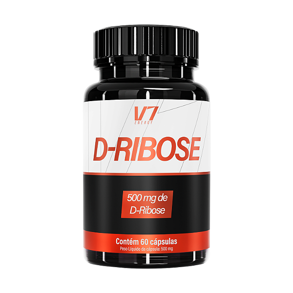 D-Ribose 500mg - 60 cápsulas - V7 Energy