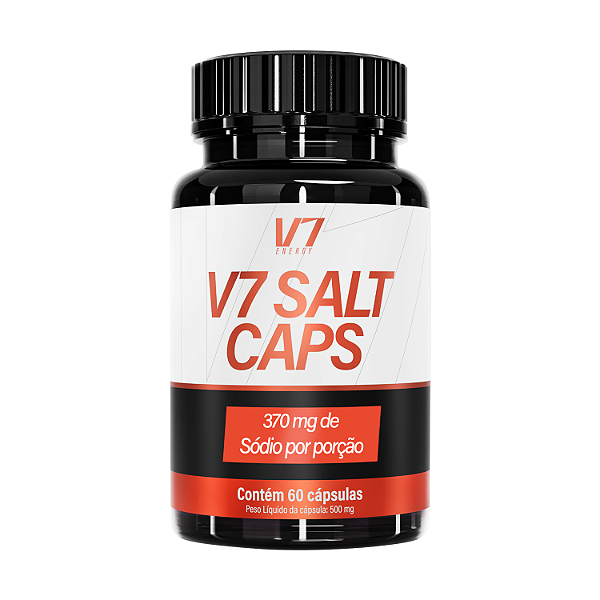 V7 Salt Caps 500mg - 60 Cápsulas - V7 Energy