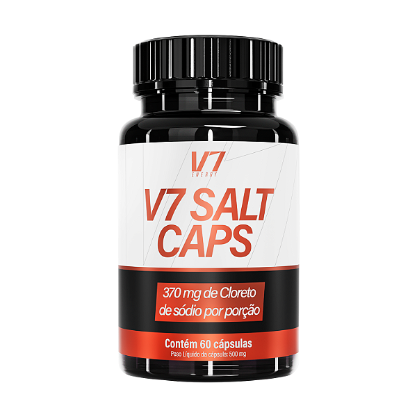 V7 Salt Caps 500mg - 60 Cápsulas - V7 Energy