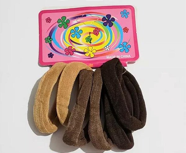 Elástico Xuxinha Tons De Marrom