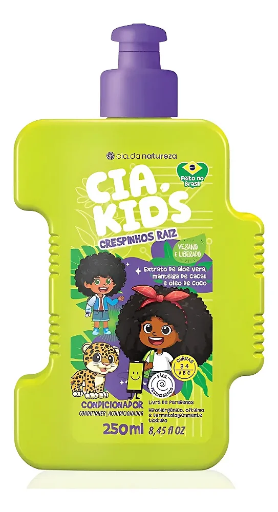 Condicionador Crespinhos Raiz Cia Kids 250ml Cia Da Natureza