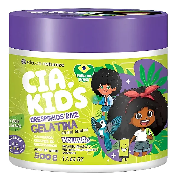 GELATINA CIA KIDS VEGANO CRESPINHOS RAIZ 500G