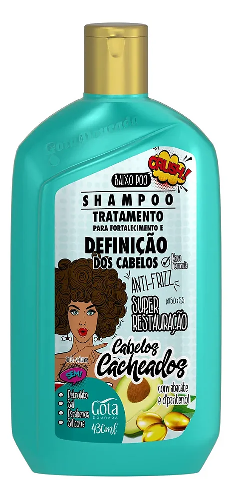GOTA DOURADA SHAMPOO CACHEADOS 430ML