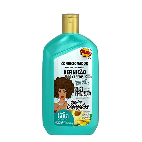 Condicionador Gota Dourada Cabelos Cacheados 430ml