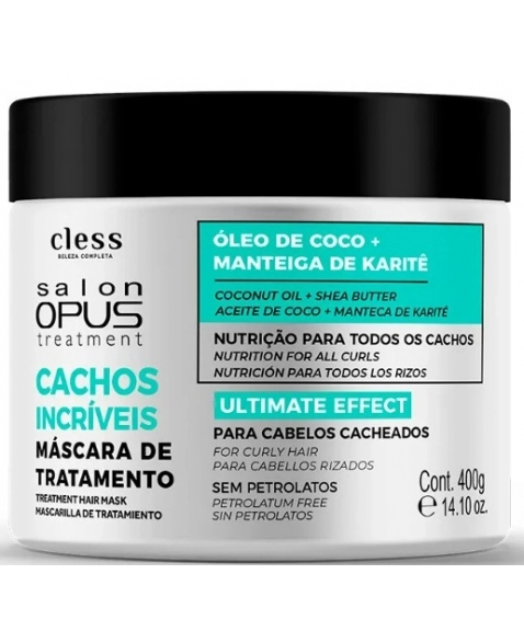 CLESS SALON OPUS CACHOS INCRIVEIS 400G MASCARA