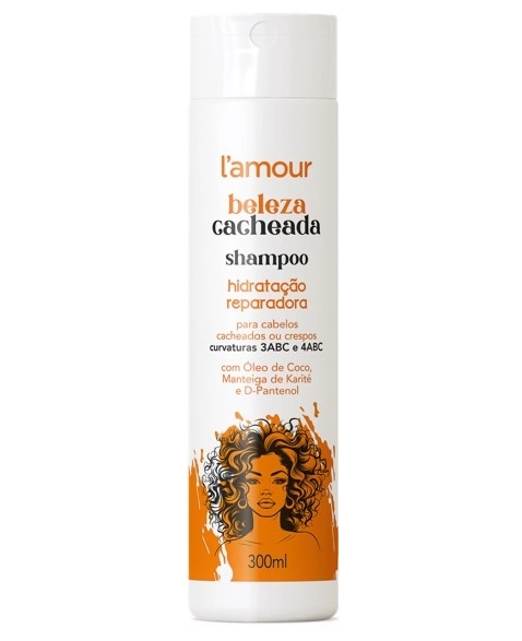 Shampoo L’amour Beleza Cacheada – Hidratação Reparadora (300ml)