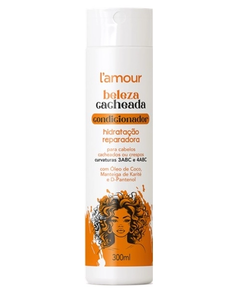 Condicionador L’amour Beleza Cacheada – Hidratação Reparadora (300ml)