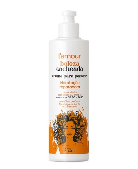 Creme para Pentear L’amour Beleza Cacheada – Hidratação Reparadora (250ml)