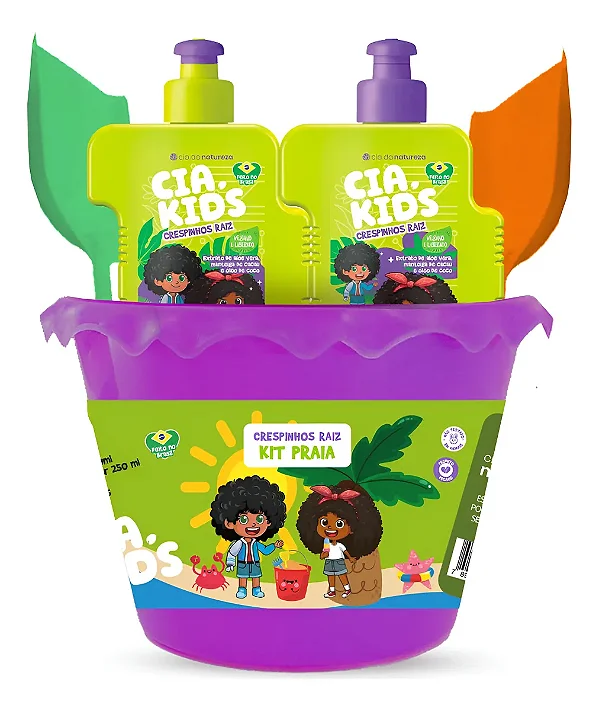 KIT PRAIA CRESPINHOS CIA KIDS