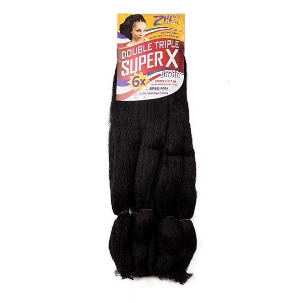 Cabelo Jumbo Jumbão super X 400g cor #2 Castanho escuro