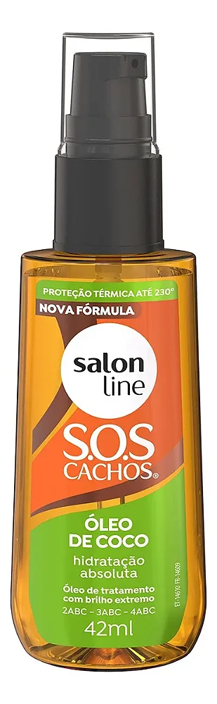 ÓLEO DE COCO SOS CACHOS SALON LINE