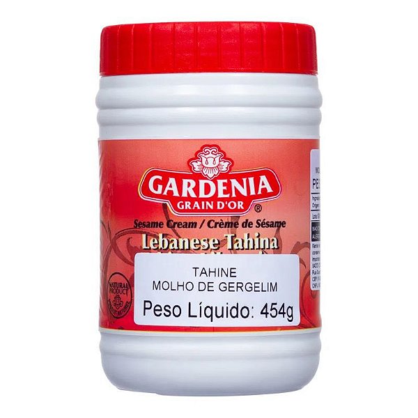 Molho de Gergelim Tahine Gardenia Grain D’or 454g Premium