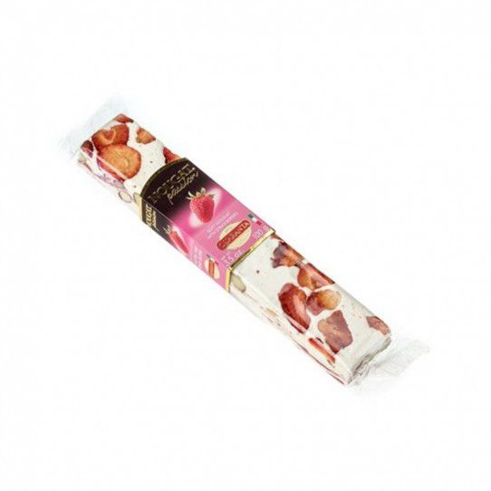 Torrone Quaranta Nougat com Creme de Morango 100g