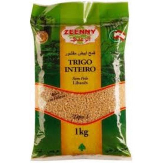 Trigo Inteiro Claro Sem Pele Zeenny 1kg