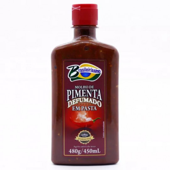 Molho de Pimenta Defumado em Pasta Brasileiríssimo 450ml