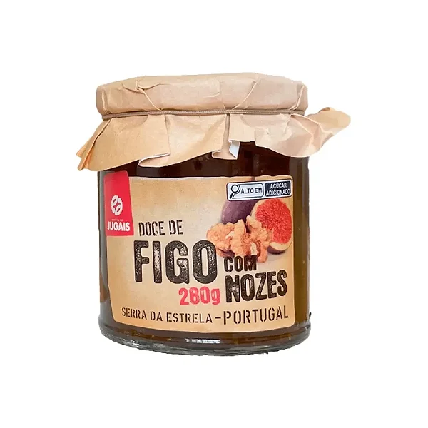 Geleia De Figo Com Nozes - 280g - Quinta De Jugais