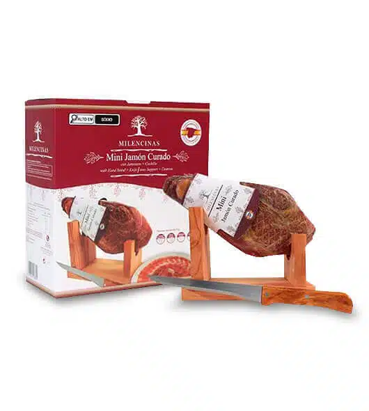 Kit Mini Jamon Presunto Serrano Milencinas 1kg