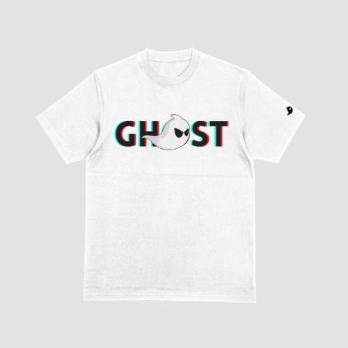 Camiseta Classic  Ghost Guy - Branca