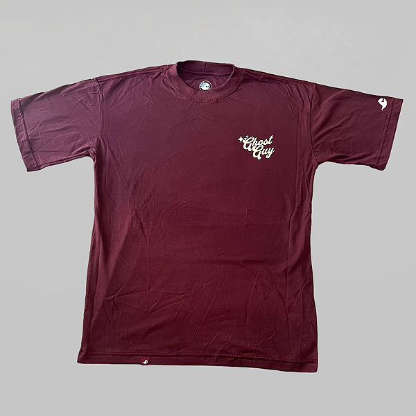 Camiseta Oversized Ghost Guy - Star - Bordô