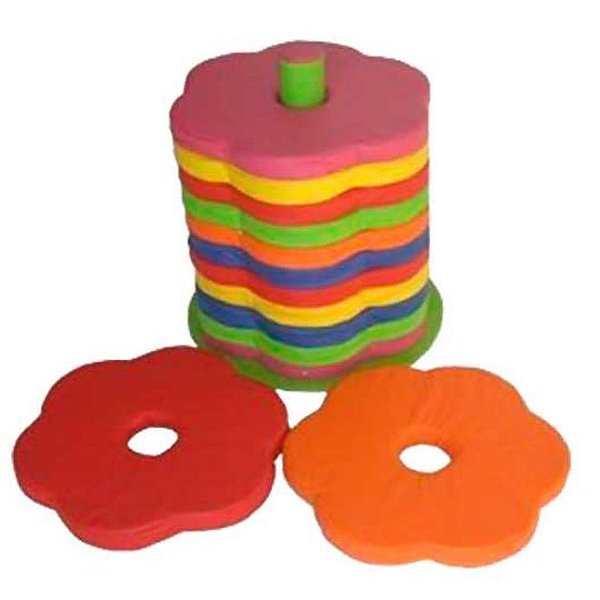 Almofadas Flor com Suporte 15 Unidades - Espumado