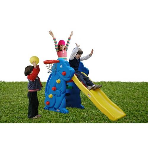 Escorregador Cachorrinho com Cesta de Basquete - Alpha Brinquedos