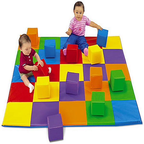 Colchonete Cor com Cor com 12 blocos 1,50 x 1,50 - Espumados