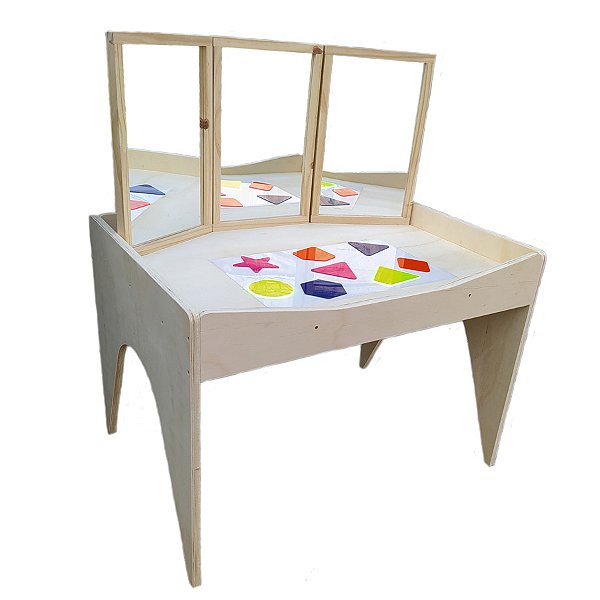Mesa Pikler Plus Com Led E Espelho